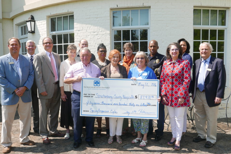 The Spartanburg County Foundation Awards More Than $87,000 to Eight Nonprofit Organizations