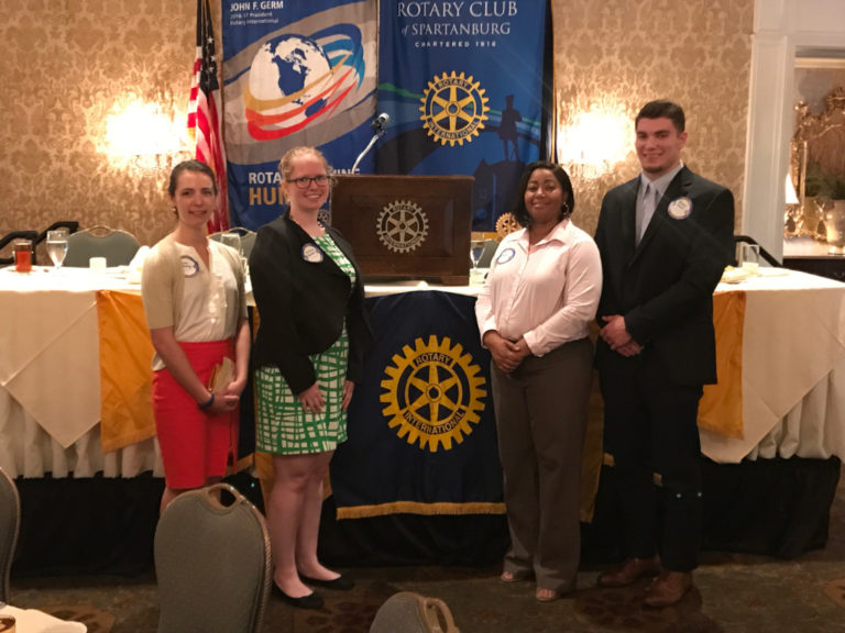 Interns at Rotary