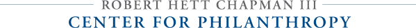 Robert Hett Chapman III Center for Philanthropy logo